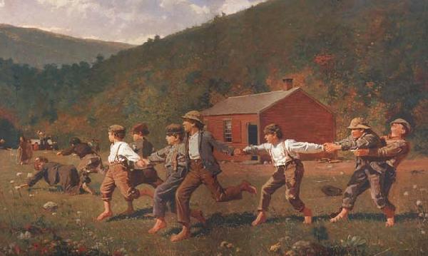 Winslow Homer Snap the Whip (mk44)